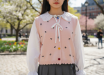 Pastel Pink Knit Set + Skirt