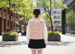 Pastel Pink Knit Set + Skirt