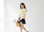 Pastel Yellow Knit Set + Skirt